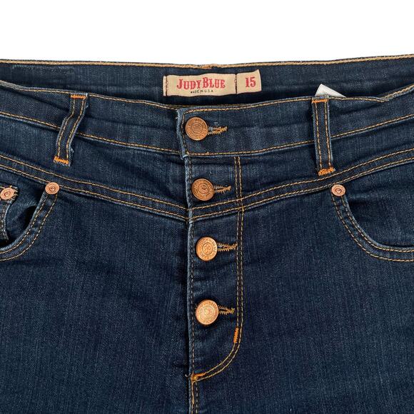 Judy Blue Jeans size 15/32 skinny regular high rise stretch jeans - Picture 5 of 6